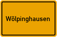 City Sign Wölpinghausen