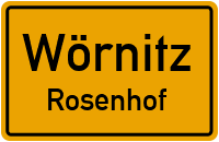 Straßenverzeichnis Wörnitz Rosenhof
