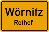 Straßen in Wörnitz Rothof