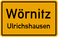 Straßenverzeichnis Wörnitz Ulrichshausen