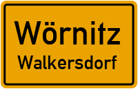 Straßen in Wörnitz Walkersdorf