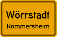 Kegelbahnstraße in 55286 Wörrstadt (Rommersheim)