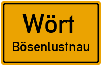 Bergstraße in WörtBösenlustnau