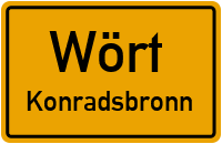 Straßenverzeichnis Wört Konradsbronn