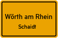 Hauptstraße in Wörth am RheinSchaidt