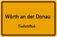Tiefenthal in 93086 Wörth an der Donau (Tiefenthal)
