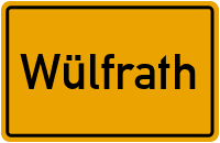 Ortsschild von Stadt Wülfrath in Nordrhein-Westfalen