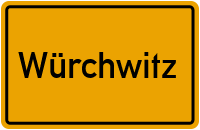 Ortsschild von Gemeinde Würchwitz in Sachsen-Anhalt