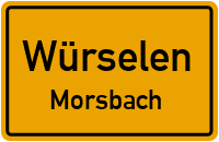 Straßenverzeichnis Würselen Morsbach