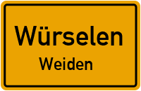 Adenauerstraße in WürselenWeiden