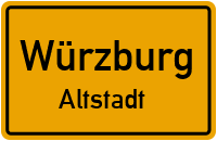 Bahnhofstraße in WürzburgAltstadt