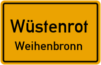 Weihenbronner Landstraße in WüstenrotWeihenbronn