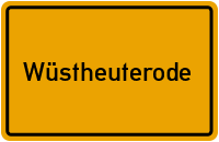 City Sign Wüstheuterode
