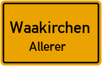 Straßenverzeichnis Waakirchen Allerer
