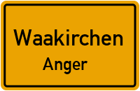 Straßen in Waakirchen Anger