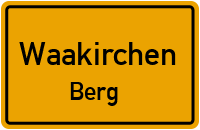 Straßen in Waakirchen Berg