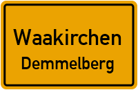 Straßen in Waakirchen Demmelberg