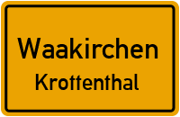 Straßen in Waakirchen Krottenthal