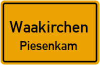 Sachsenkamer Straße in WaakirchenPiesenkam
