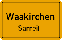 Straßenverzeichnis Waakirchen Sarreit