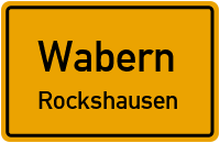 Straßenverzeichnis Wabern Rockshausen
