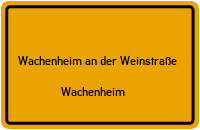 Dornfelderweg in 67157 Wachenheim an der Weinstraße (Wachenheim)
