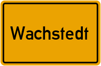 City Sign Wachstedt