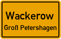 Horster Weg in WackerowGroß Petershagen