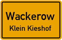 Bahnweg in WackerowKlein Kieshof