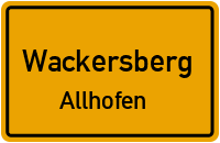Allhofen in WackersbergAllhofen