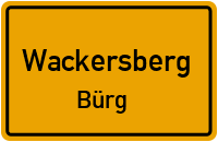 Bürg in WackersbergBürg