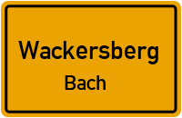 Bach in WackersbergBach