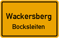 Bocksleiten in WackersbergBocksleiten