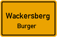 Burgernstr. in WackersbergBurger