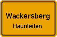 Haunleiten in 83646 Wackersberg (Haunleiten)