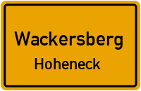 Rudolf-Then-Straße in WackersbergHoheneck