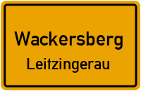 Leitzingerau in WackersbergLeitzingerau