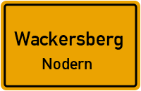 Nodern in WackersbergNodern