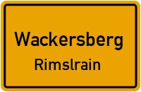 Rimslrain in WackersbergRimslrain
