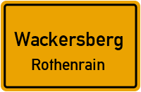 Rothenrain in WackersbergRothenrain