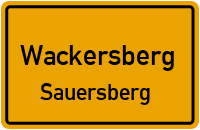 Sauersberg in WackersbergSauersberg