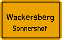 Quellenstraße in WackersbergSonnershof
