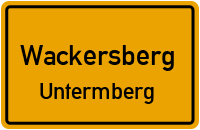 Untermberg in WackersbergUntermberg