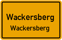 Kirchstraße in WackersbergWackersberg