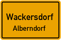 Alberndorfer Straße in 92442 Wackersdorf (Alberndorf)