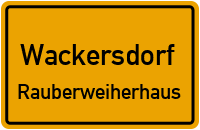 Waldweg in WackersdorfRauberweiherhaus
