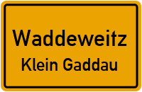 Straßenverzeichnis Waddeweitz Klein Gaddau