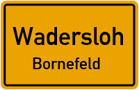 Bornefelder Straße in WaderslohBornefeld