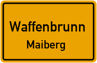 Fasanenweg in WaffenbrunnMaiberg