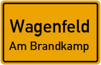 Goetheweg in WagenfeldAm Brandkamp